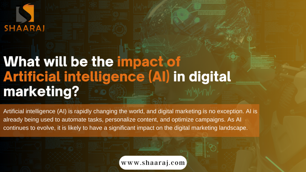 Impact of AI on Digital Marketing_SHAARAJ Digital Marketing Agency
